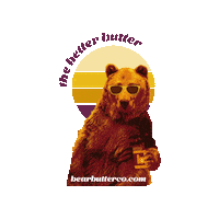 Almond Butter Pittsfield Sticker by Bear Butter