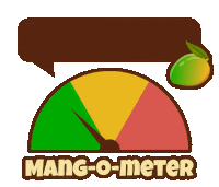 Mango Meter Sticker by Bear Butter