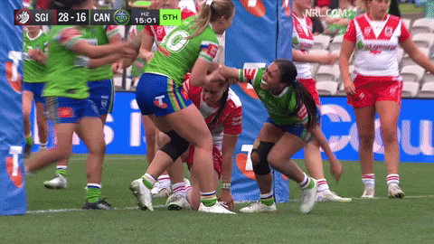 Womens Rugby League Nrlw GIF by Canberra Raiders
