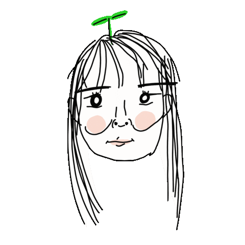 Art Girl Sticker
