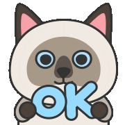 chou2_cat ok 好 可以 臭臭 Sticker