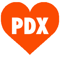 Heart Portland Sticker by PBOT Info