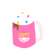Hot Chocolate Chocomelk Sticker