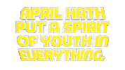 Spring April Sticker by OpticalArtInc.