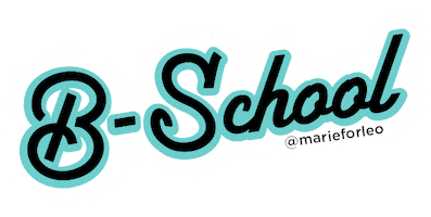 Bschool Sticker by Marie Forleo