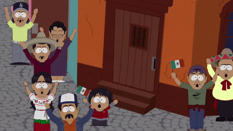 happy mexicans GIF by South Park 