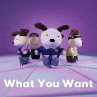 What You Want GIF
