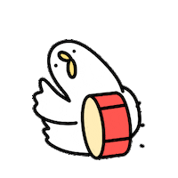 Party Drum Sticker by KwonKwonKyu