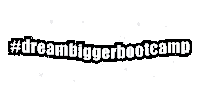 Dreambiggerbootcamp Sticker by Shea Hulse