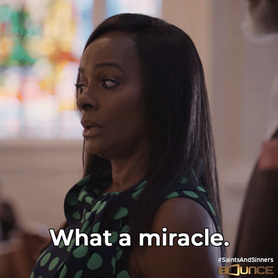 Saints And Sinners Wow GIF by Bounce