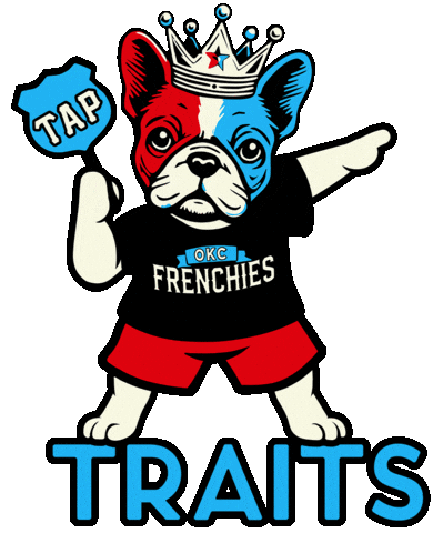 French Bulldog Sticker by OKC Frenchies