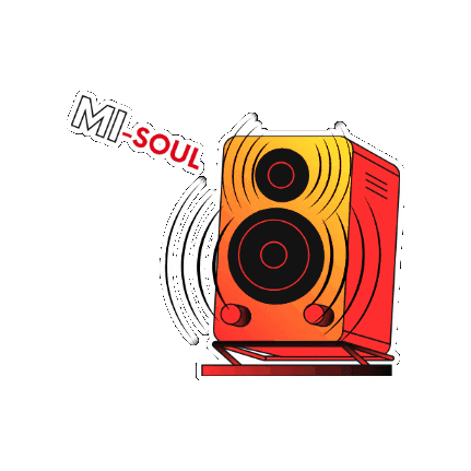 misoulradio giphygifmaker music vibes boom Sticker