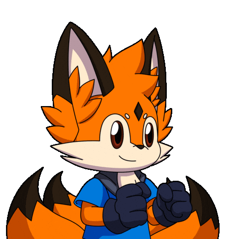 Happy Fun Sticker by Foxy