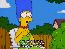 happy marge simpson GIF