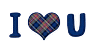 I Love You Heart Sticker by Fort Worth Country Day