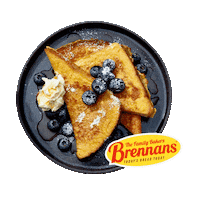 Cream Blueberry Sticker by Brennans Bread