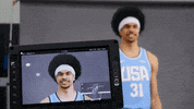 jarrett allen wink GIF by Brooklyn Nets