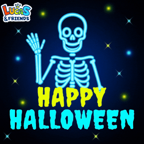 Halloween Hello GIF by Lucas and Friends by RV AppStudios