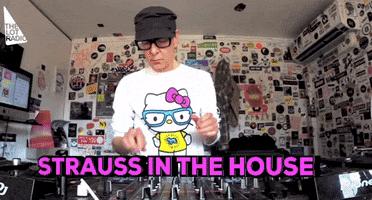 strauss in the house GIF