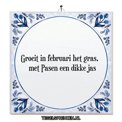 Winter Nl Sticker by Tegelspreuken.nl