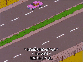 episode 15 simpsons car GIF