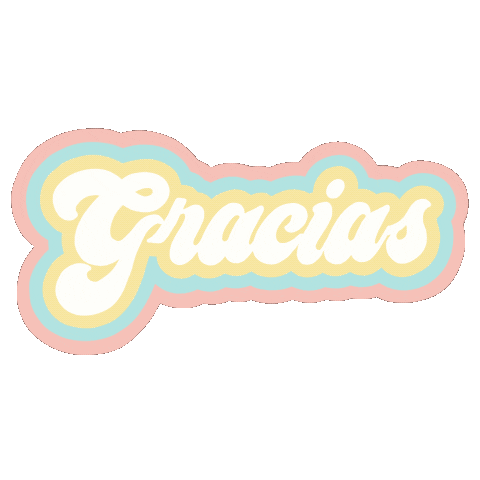 Gracias Thank You Sticker by Mi Calma Interior
