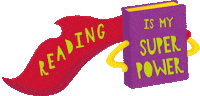 Book Read Sticker by EmiratesLitFest