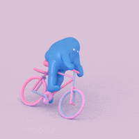 Bike Spinning GIF by Julian Glander