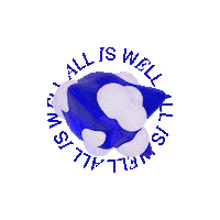 All Is Well Design Sticker by cpluscandco