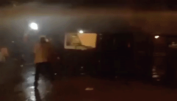 Water Cannon Used on Validebağ Grove Protesters in Istanbul
