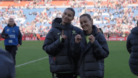 Hayley Raso Steph Catley GIF by Football Australia