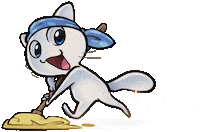 Work Sparkle Sticker by Créu Cat