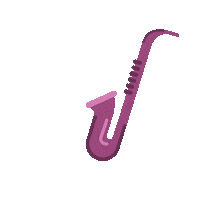 iBenlo music like purple band Sticker