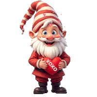 I Love You Gnome Sticker