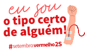Blood Donation Sticker by Setembro Vermelho 2S