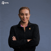 Laugh Wink GIF by WTA