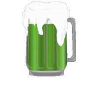 Saint Patrick Cheers Sticker