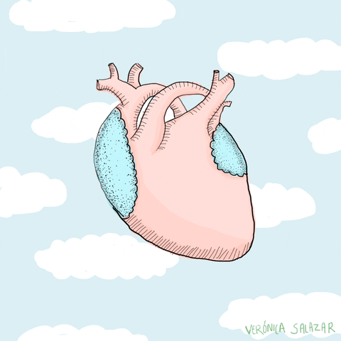 heart GIF by Verónica Salazar
