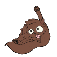 eirinnske cat kitty kitten lick Sticker