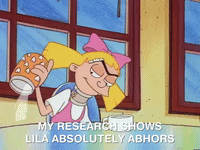 hey arnold nick splat GIF