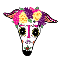 Halloween Dogs Sticker by elgalgoazul