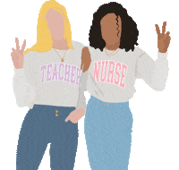 Peace Teacher Sticker by Girl Tribe Co.