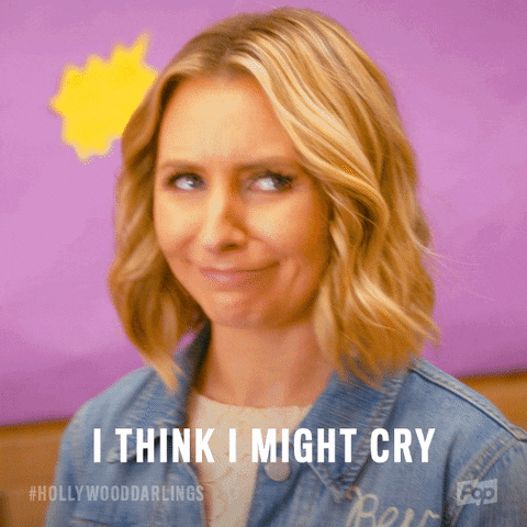 I Might Cry Beverley Mitchell GIF by Pop TV