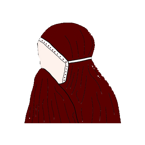 Girl Pray Sticker