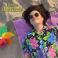 I Love the Beach - Sand Kick