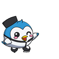 Baby Penguin Penguin Sticker by BX Rink