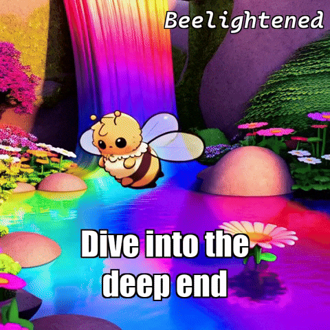 Rainbow Water GIF by Beelightened