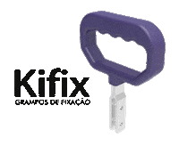 kifixgrampos clamp fixador fixacao grampo Sticker
