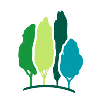 Trees Sticker by FastGrowingTrees.com