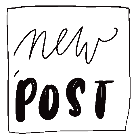 Bara_z_Nikolajky new newpost calligraphy handlettering Sticker